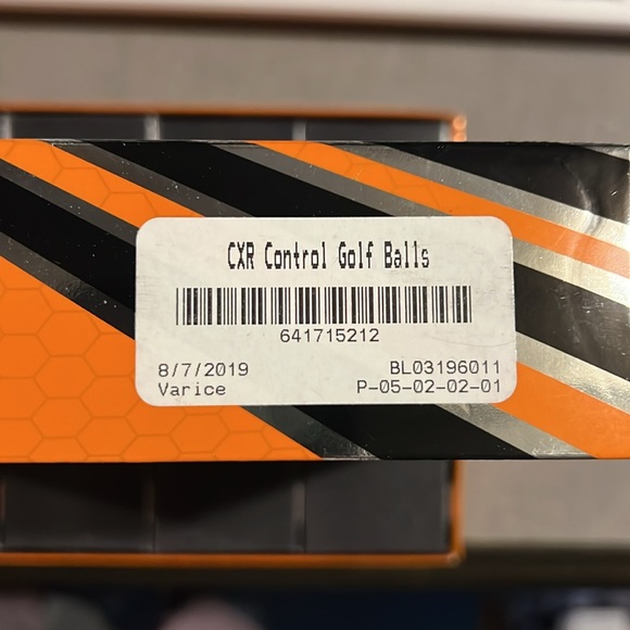 Callaway CXR Control 12 pack gold balls BRAND NEW! - Picture 6 of 6